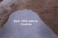 Thumbnail for Light Brown Natural Cowhide Rug - X-Large 7' 3