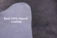 Thumbnail for Grey Natural Cowhide Rug - X-Large 7' 3