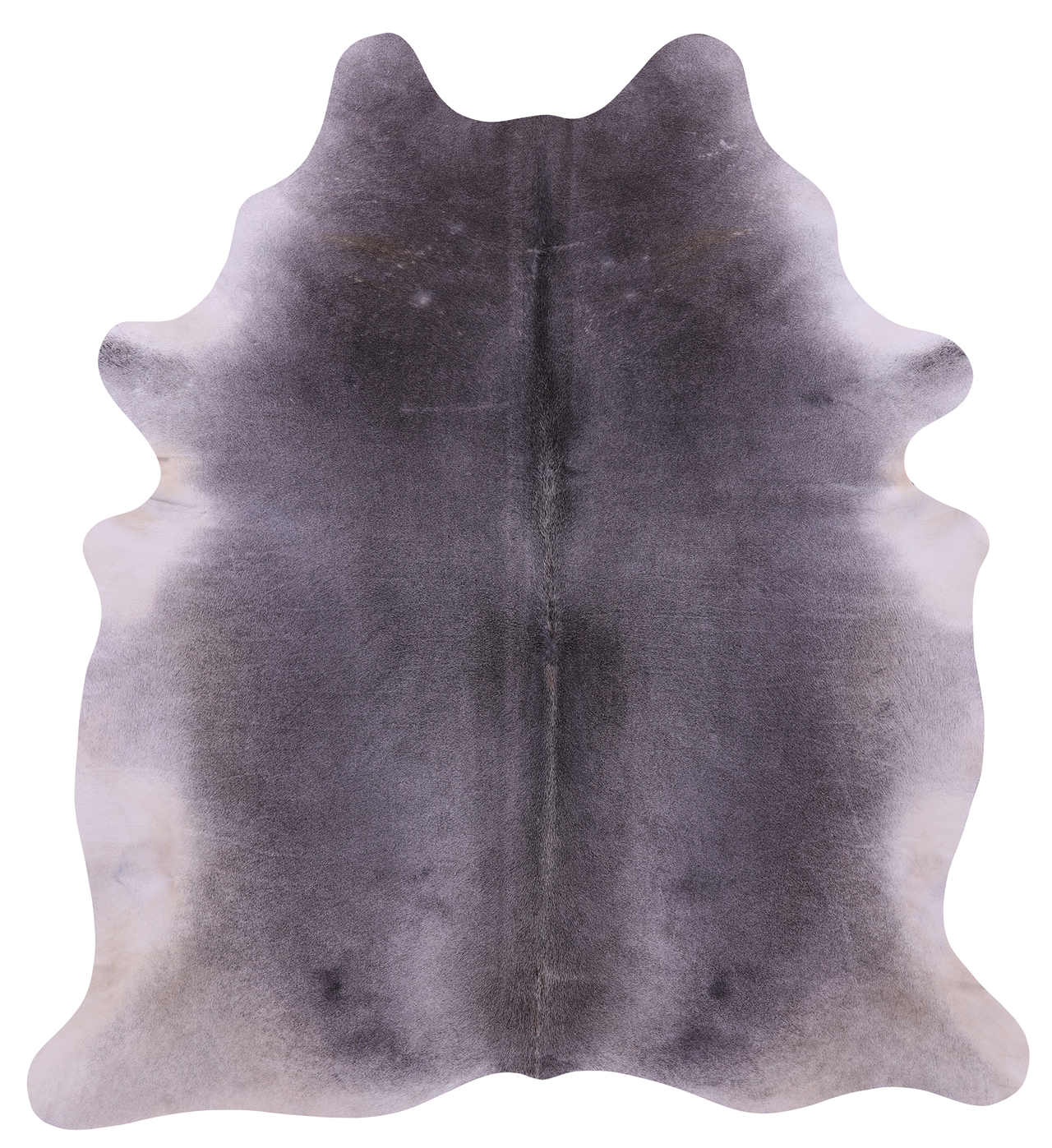 Grey Natural Cowhide Rug - X-Large 7' 3"H x 6' 5"W