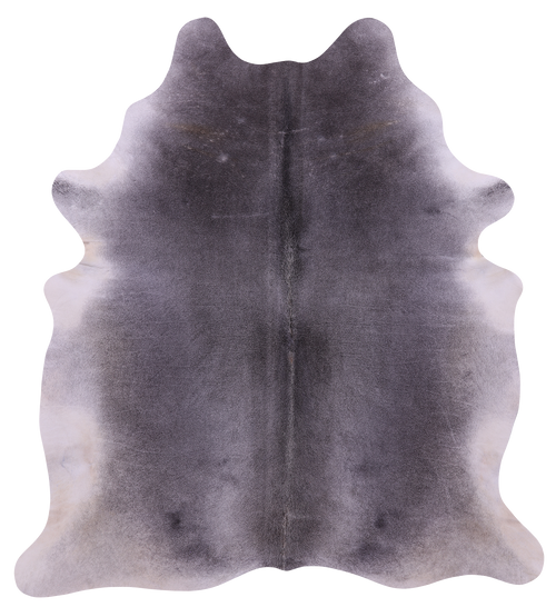 Grey Natural Cowhide Rug - X-Large 7' 3