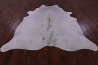 Thumbnail for Grey & White Natural Cowhide Rug - XX-Large 8' 1