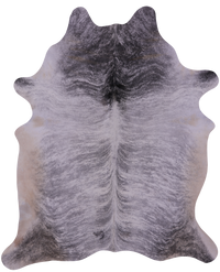 Thumbnail for Grey Brindle Natural Cowhide Rug - XX-Large 7' 10