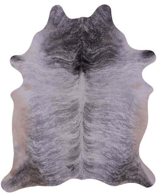 Grey Brindle Natural Cowhide Rug - XX-Large 7' 10