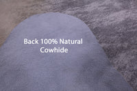 Thumbnail for Grey Brindle Natural Cowhide Rug - XX-Large 7' 10