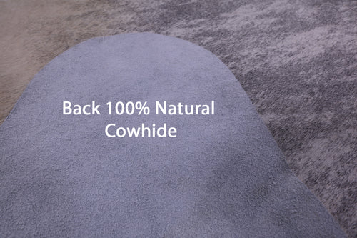 Grey Brindle Natural Cowhide Rug - XX-Large 7' 10