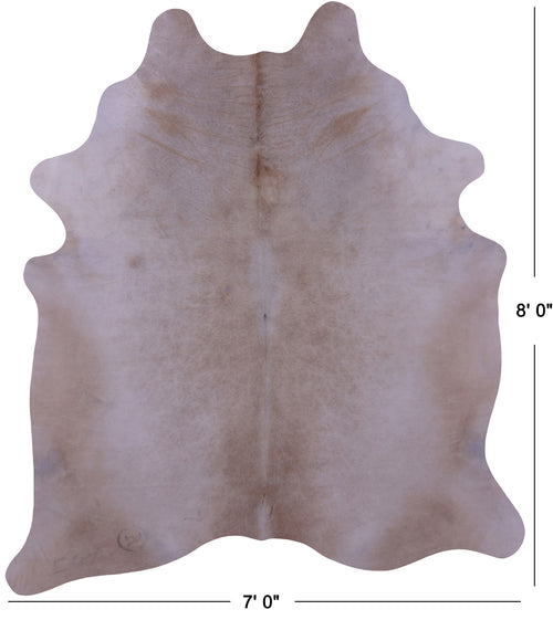 Beige Natural Cowhide Rug - XX-Large 8' 0