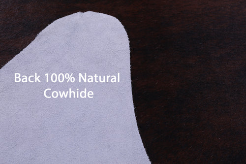 Dark Brindle Natural Cowhide Rug - XX-Large 8' 1