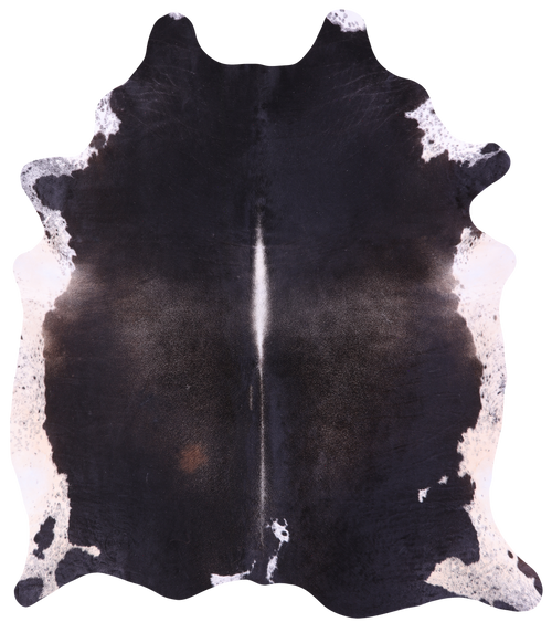 Black & White Natural Cowhide Rug - XX-Large 8' 0
