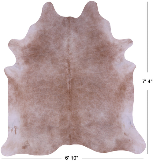 Beige Natural Cowhide Rug - XX-Large 7' 4