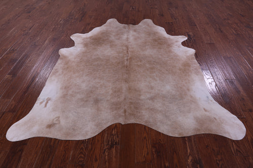Beige Natural Cowhide Rug - XX-Large 7' 4