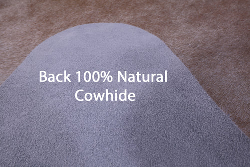 Beige Natural Cowhide Rug - XX-Large 7' 4