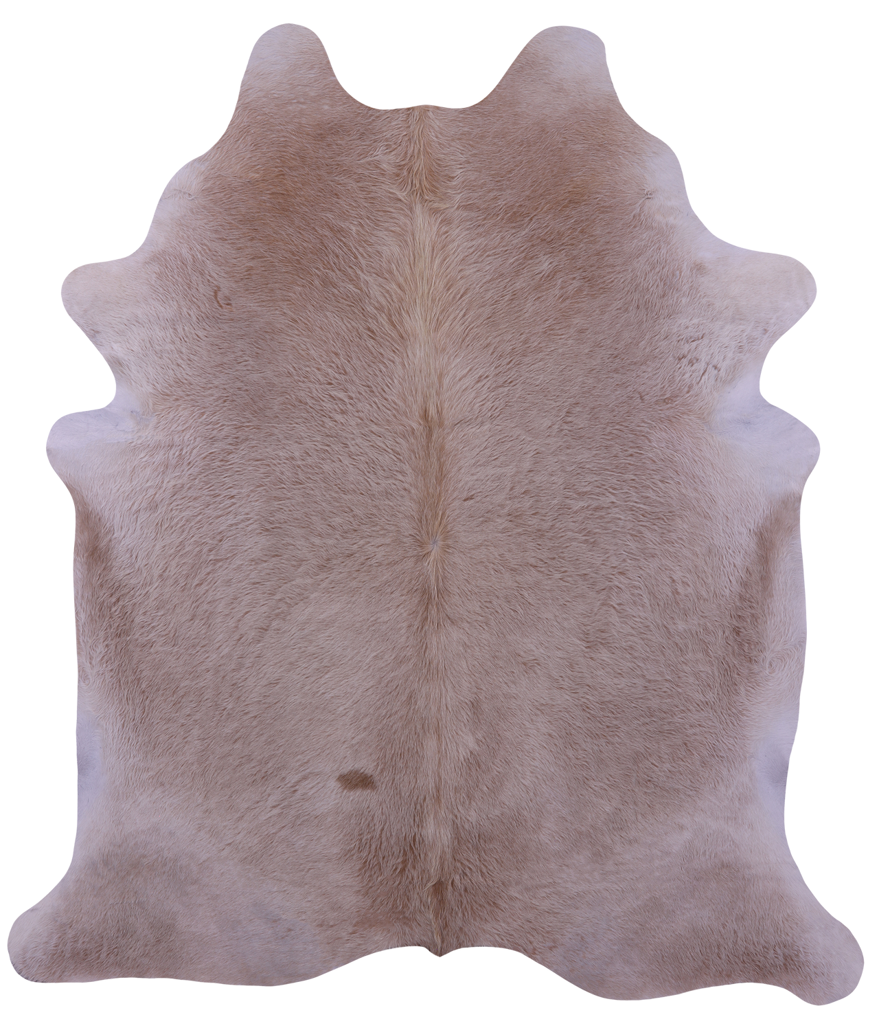 Beige Natural Cowhide Rug - X-Large 7' 3"H x 6' 3"W