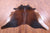 Dark Brown Natural Cowhide Rug - X-Large 7' 3"H x 6' 8"W