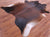 Dark Brown Natural Cowhide Rug - X-Large 7' 3"H x 6' 8"W