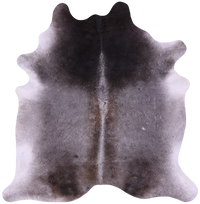 Thumbnail for Grey Natural Cowhide Rug - XX-Large 7' 10