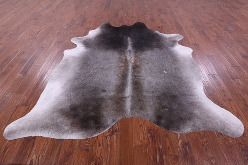 Grey Natural Cowhide Rug - XX-Large 7' 10