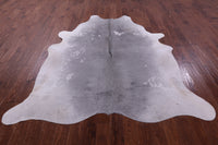Thumbnail for Grey & White Natural Cowhide Rug - XX-Large 7' 7