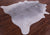Grey & White Natural Cowhide Rug - XX-Large 7' 7"H x 7' 0"W
