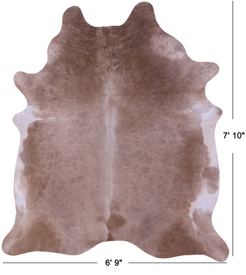 Champagne Natural Cowhide Rug - XX-Large 7' 10