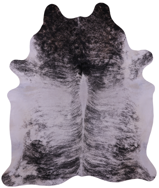 Grey Brindle Natural Cowhide Rug - XX-Large 7' 10"H x 6' 8"W