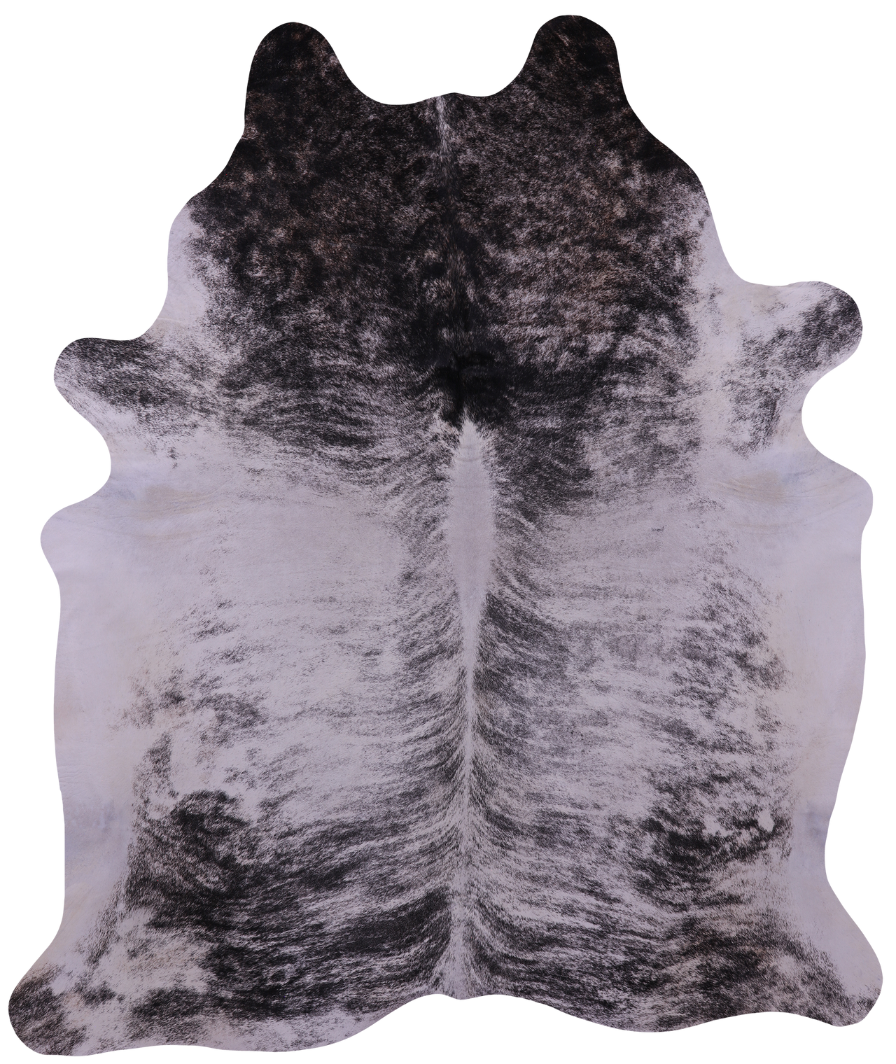 Grey Brindle Natural Cowhide Rug - XX-Large 7' 10"H x 6' 8"W