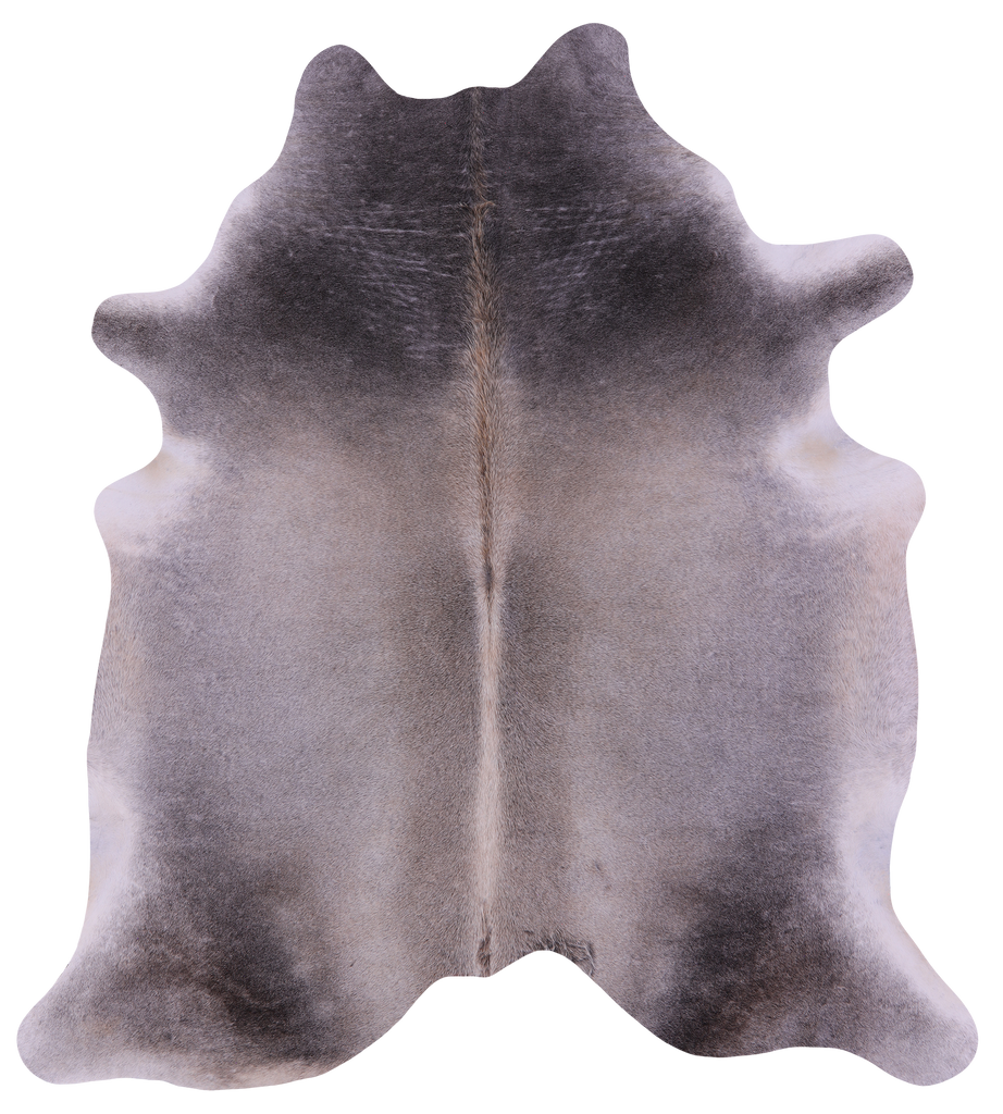 Grey Natural Cowhide Rug - X-Large 7' 3"H x 6' 5"W