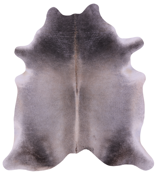 Grey Natural Cowhide Rug - X-Large 7' 3"H x 6' 5"W
