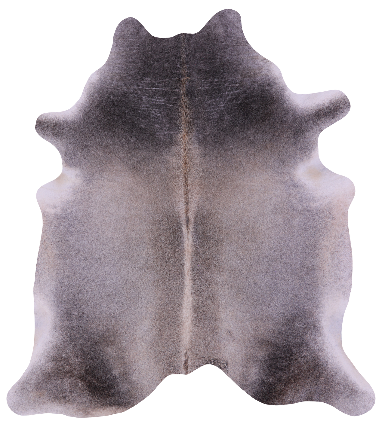 Grey Natural Cowhide Rug - X-Large 7' 3"H x 6' 5"W