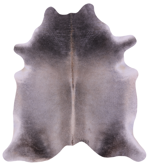 Grey Natural Cowhide Rug - X-Large 7' 3