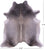 Grey Natural Cowhide Rug - X-Large 7' 3"H x 6' 5"W