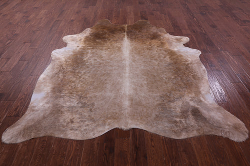 Light Brown Natural Cowhide Rug - XX-Large 7' 9