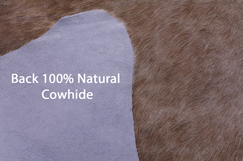 Light Brown Natural Cowhide Rug - XX-Large 7' 9