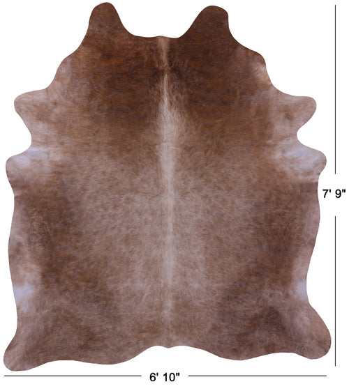 Light Brown Natural Cowhide Rug - XX-Large 7' 9