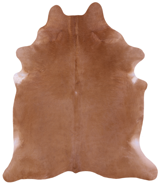 Light Brown Natural Cowhide Rug - XX-Large 8' 1"H x 6' 9"W