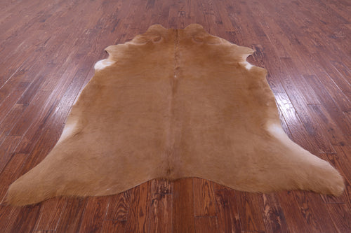 Light Brown Natural Cowhide Rug - XX-Large 8' 1
