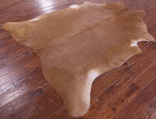 Light Brown Natural Cowhide Rug - XX-Large 8' 1