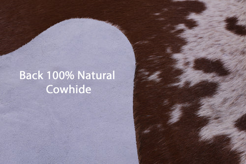 Brown Salt & Pepper Natural Cowhide Rug - XX-Large 8' 0