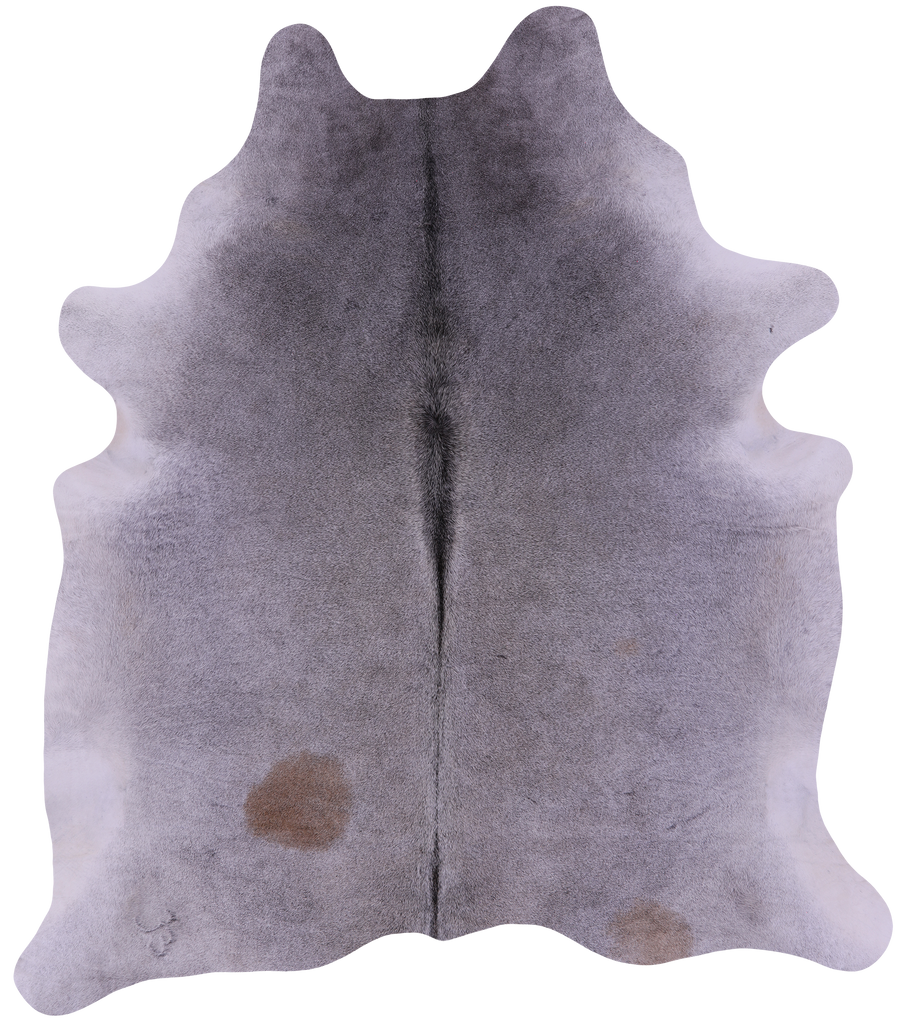 Grey Natural Cowhide Rug - XX-Large 7' 9"H x 6' 9"W
