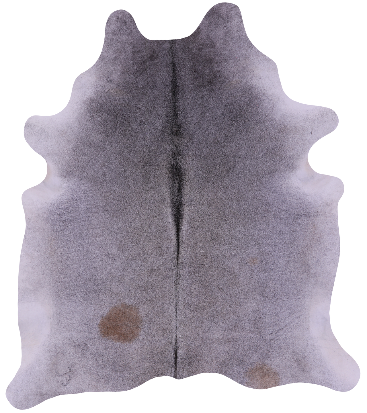 Grey Natural Cowhide Rug - XX-Large 7' 9"H x 6' 9"W