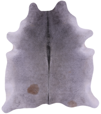 Thumbnail for Grey Natural Cowhide Rug - XX-Large 7' 9