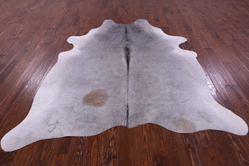 Grey Natural Cowhide Rug - XX-Large 7' 9