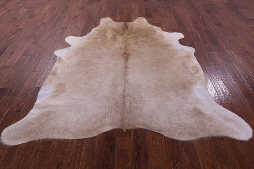 Light Brown Natural Cowhide Rug - XX-Large 7' 6