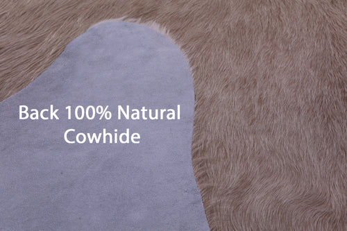 Light Brown Natural Cowhide Rug - XX-Large 7' 6