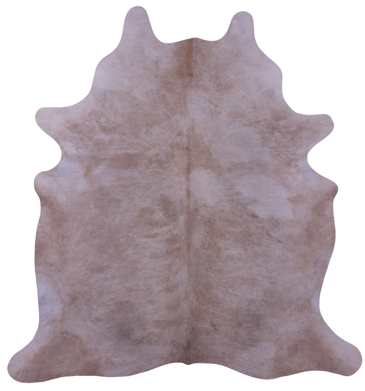 Beige Natural Cowhide Rug - X-Large 7' 3"H x 6' 10"W
