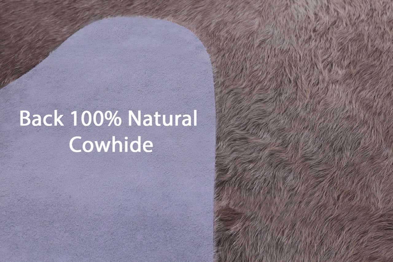 Champagne Natural Cowhide Rug - XX-Large 8' 0"H x 6' 10"W