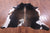 Dark Brown Natural Cowhide Rug - X-Large 7' 2"H x 6' 2"W