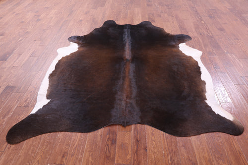 Dark Brown Natural Cowhide Rug - XX-Large 8' 0