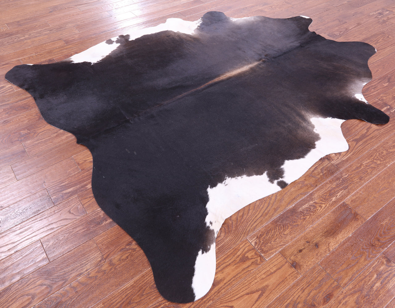 Dark Brown Natural Cowhide Rug - XX-Large 7' 8"H x 6' 8"W
