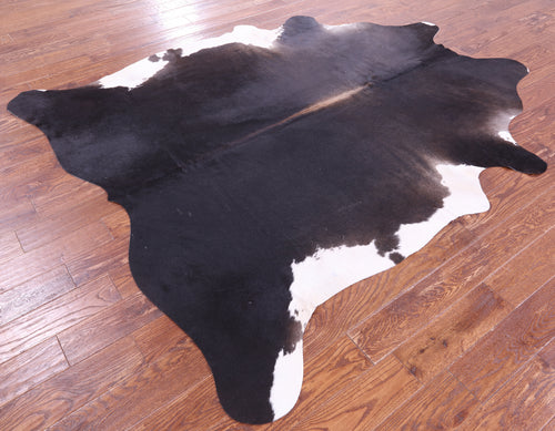 Dark Brown Natural Cowhide Rug - XX-Large 7' 8