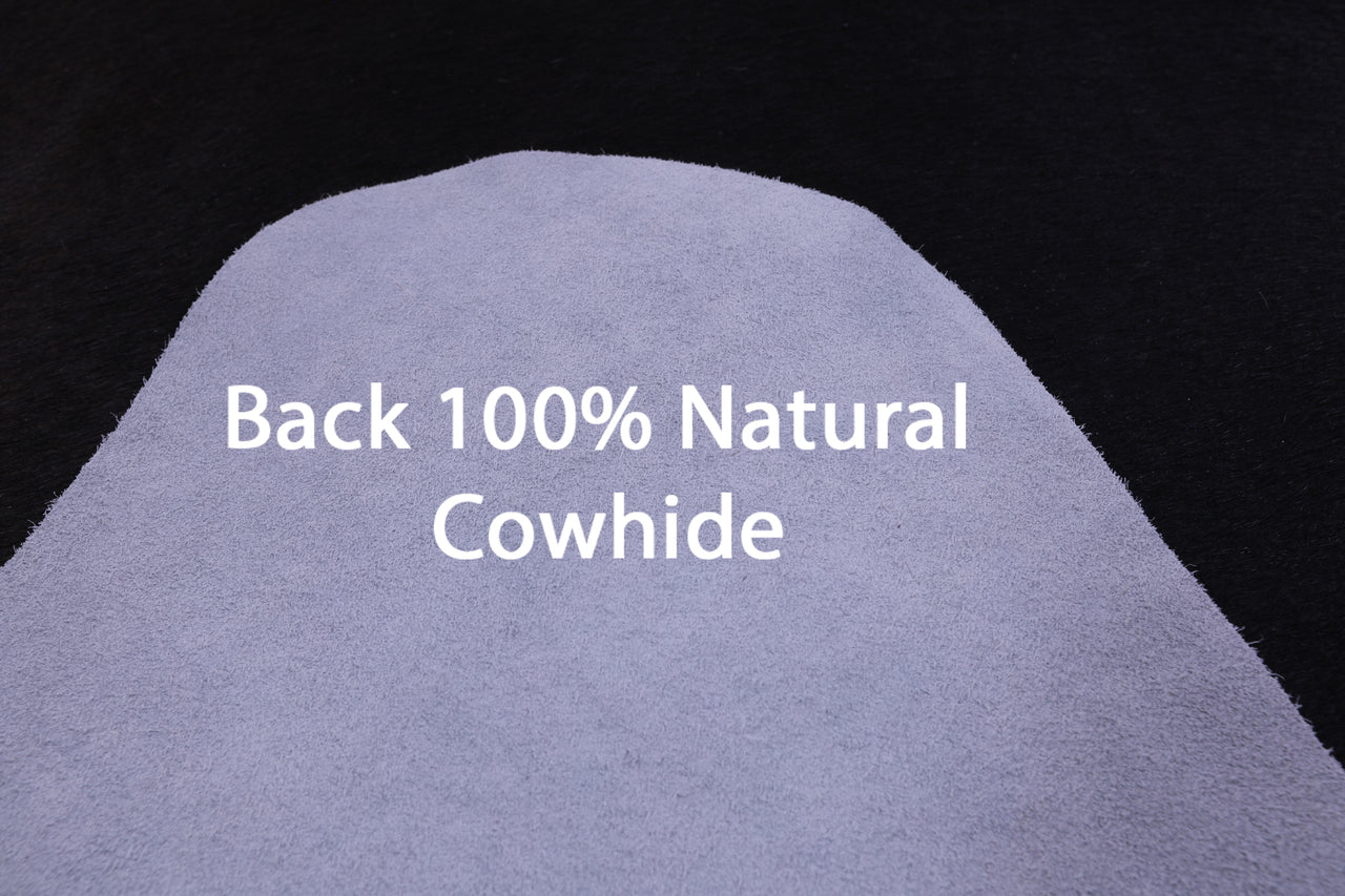 Dark Brown Natural Cowhide Rug - XX-Large 7' 8"H x 6' 8"W
